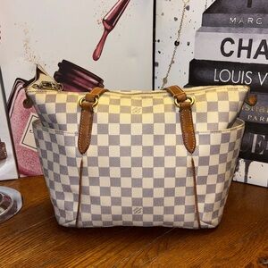 Louis Vuitton Totally Damier Azur PM COA